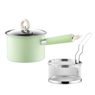 onlycook家用小型油炸锅一锅多用不粘易洗不挑炉灶燃气电磁炉通用