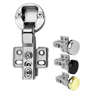 无框玻璃门铰链酒柜展示柜门铰链开孔35和26液压缓冲飞机玻璃合页