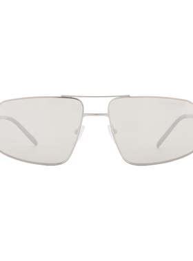 阿玛尼男士飞行员形双梁太阳眼镜