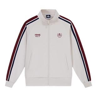 Kappa卡帕背靠背2024春秋新款休闲针织开衫卫衣女运动外套女款潮