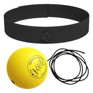 拳击球头戴式拳击反应球儿童训练成人搏击弹力球躲闪速度球训练器