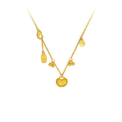 赛菲尔黄金套链女锁包