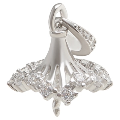 珍珠花帽子针盘吊坠扣头空托配件