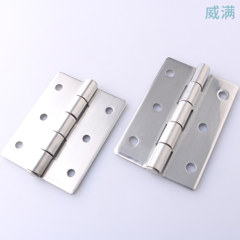 304不锈钢DB065-8扁孔铰链180折叠°CL136-6合页可合页脱卸开平