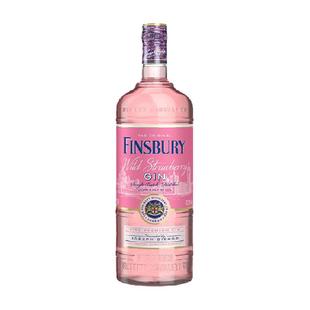 Finsbury金酒野草莓杜松子粉红gin酒37.5Vol金汤力基酒700ml