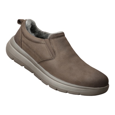 老人棉鞋男款冬季中老年爸爸皮鞋