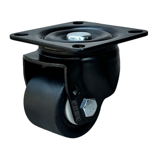 载重3寸万向轮超重型2脚轮低重心工业4牛仔轮机器设备轱辘承重3吨