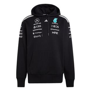 梅赛德斯AMG马石油F1车队宽松运动连帽卫衣男adidas阿迪达斯官方