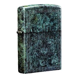 zippo之宝煤油防风打火机正版复古做旧青铜时代招财纳福男士礼物