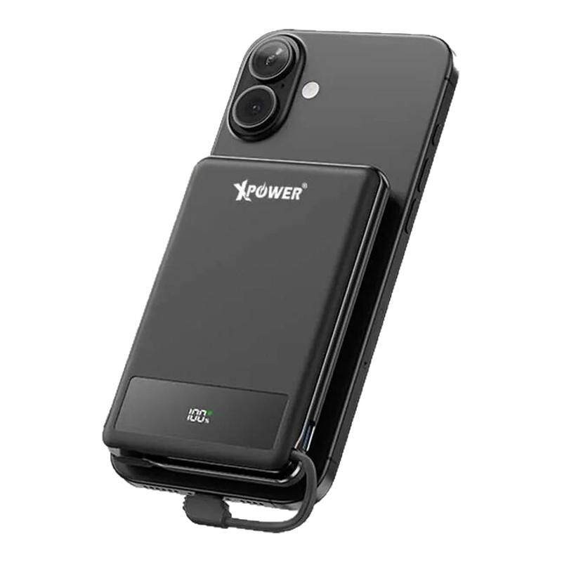 香港Xpower充电宝磁吸自带双线