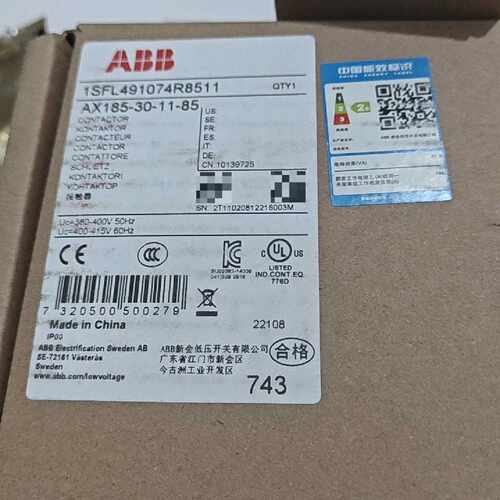 溢价-交流接触器AX185-30-11-85  380V 1