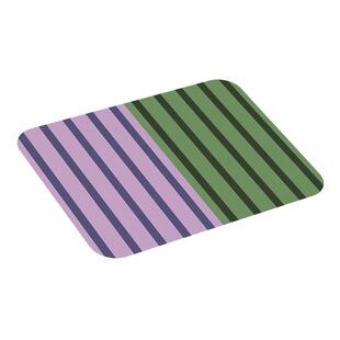 中古风拼色条纹西餐垫皮革防水防油防烫免洗高级感隔热垫小块杯垫