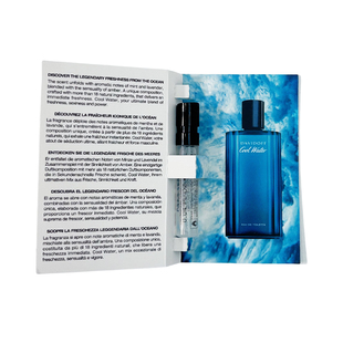 法国Daviddoff大卫杜夫冷水男士淡香水1.2ml原装试管清冽简约中性