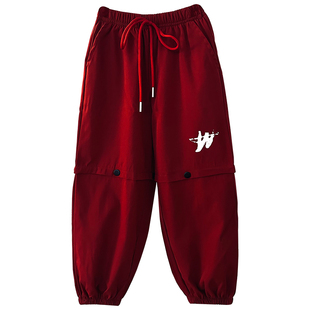 春秋甜辣女童帅气工装裤韩国女孩爵士舞套装修身工装风长袖T恤潮