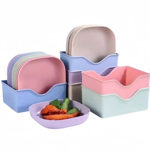 加厚餐桌垃圾盘碟吐骨碟家用骨碟骨头碟创意塑料菜碟小盘子带底座