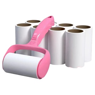 筒毡滚刷粘毛沾毛神器除毛衣服去黏毛刷衣物卷纸吸替换卷纸可撕式