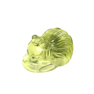 利比亚黄金陨石天然原石九尾狐吊坠宇宙玻璃貔貅龙龟财神爷雕刻件