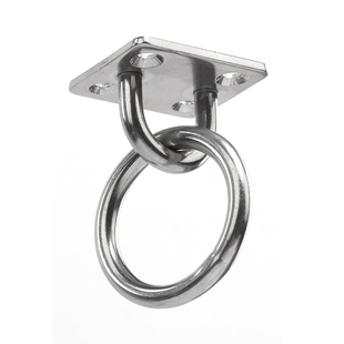 304不锈钢吊顶挂钩吊灯风扇沙袋钩墙顶固定U型承重吊环底座M5/6/8