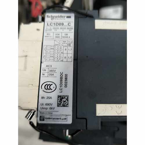 〔议价-可维修〕施耐德LC1D09.C交流接触器 额定电流25A 380V 全
