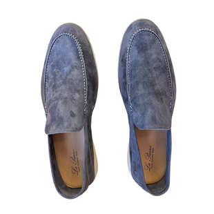 LP奢华真皮绅士乐福鞋时尚百搭一脚蹬懒人休闲男鞋大码La Pecora