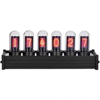 CyberPunk Led拟辉光管rgb数字时钟命运石之门电竞创意桌搭氛围灯