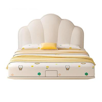 顾家家居纳帕真皮悬浮床儿童床