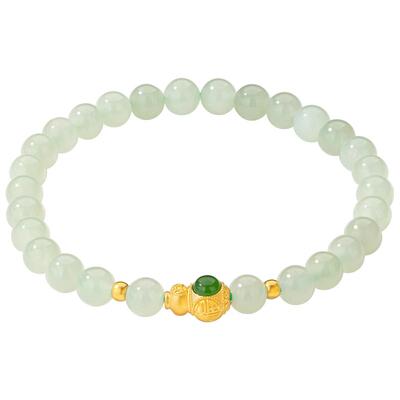 葫芦黄金手链999足金女生