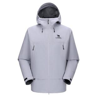 骆驼男装冲锋衣男款户外三合一夹克外套内胆羽绒硬壳登山防风防水