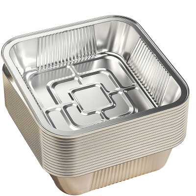 空气炸锅专用纸食品级方形锡纸盘