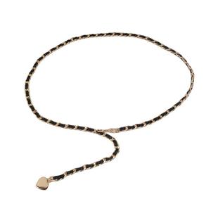 小香风腰链女配裙子收腰金属链条夏季腰带装饰腰封百搭毛衣细皮带