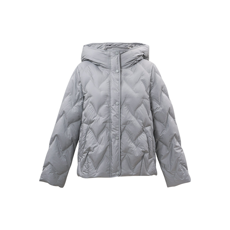 红人短款连帽保暖通勤女羽绒服
