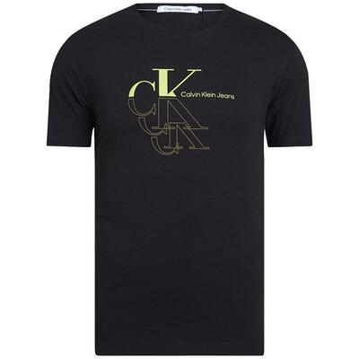 CK男士休闲圆领短袖T恤