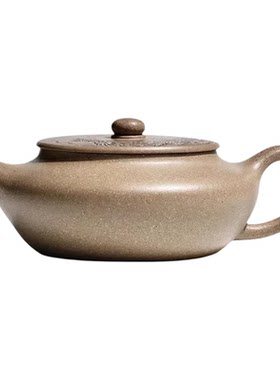 全手工茶壶原矿玉段砂龙隐扁晨