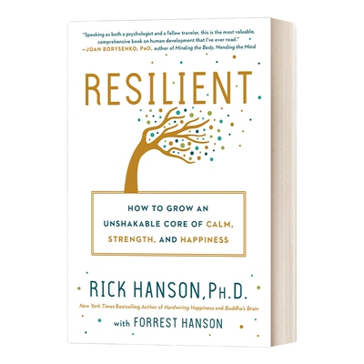 英文原版 Resilient 弹性 如何培养不可动摇的冷静 力量和快乐的核心 英文版 进口英语原版书籍