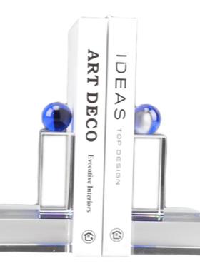 北欧简约水晶钻石书挡样板房