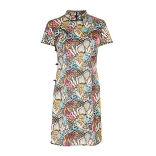 婉甸2025夏季新品异域华族旗袍连衣裙1242N83YT3