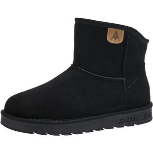 森马男鞋冬季东北雪地靴男2025新款百搭防水防滑保暖加绒加厚棉鞋