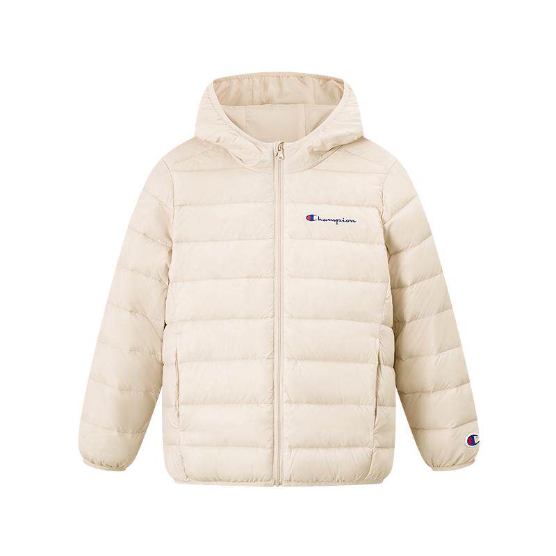 Champion冠军儿童轻薄羽绒服三防青少年排骨保暖连帽26冬季新品 冠军新款实拍商品图