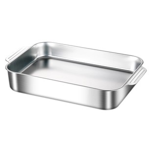 食品级316不锈钢托盘长方形盘子家用方盘商用烤鱼盘铁盘子烧烤盘