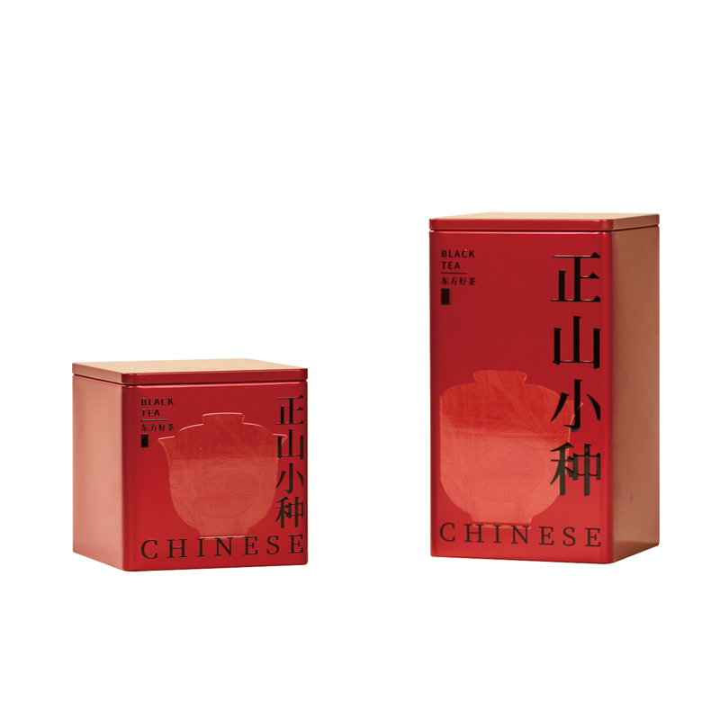 精致祁门红茶马口铁茶叶罐铁罐密封空罐茶盒金骏眉红茶通用包装盒