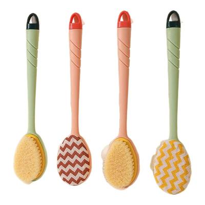 【搓澡二合一刷子】浴花+毛刷