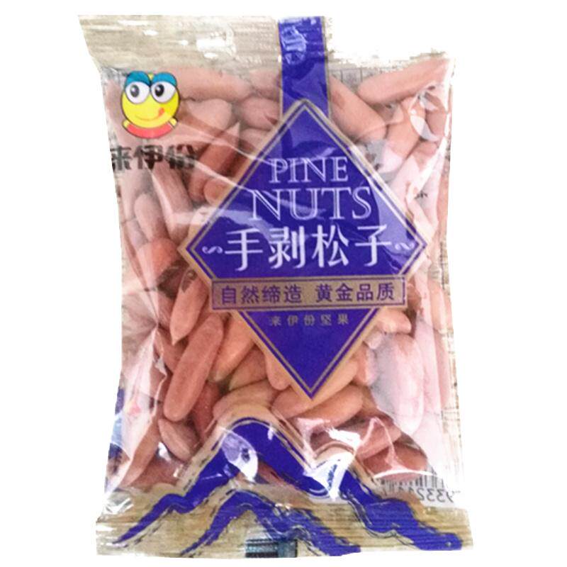 来伊份手剥松子500g炒货坚果小包