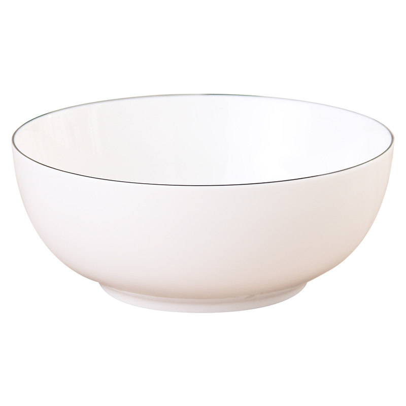 简约北欧汤碗家用米饭碗套装陶瓷