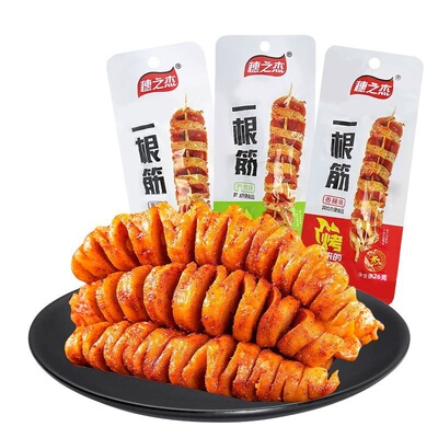 20包手撕香辣孜然儿时零食烤面筋