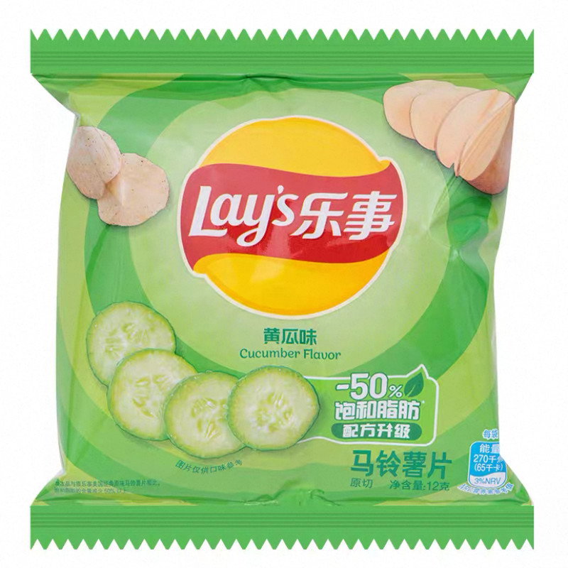 乐事薯片经典黄瓜味12g