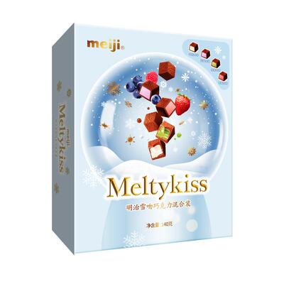 明治雪吻巧克力礼盒圣诞节礼物