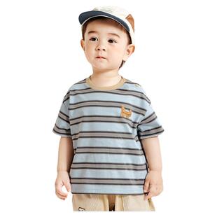 迷你巴拉巴拉男童女童短袖T恤宝宝吸湿速干上衣夏装新款半袖童装