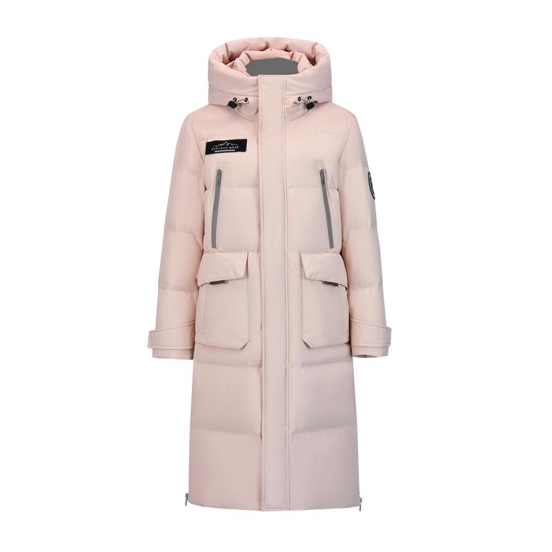 雪中飞高充绒情侣羽绒服