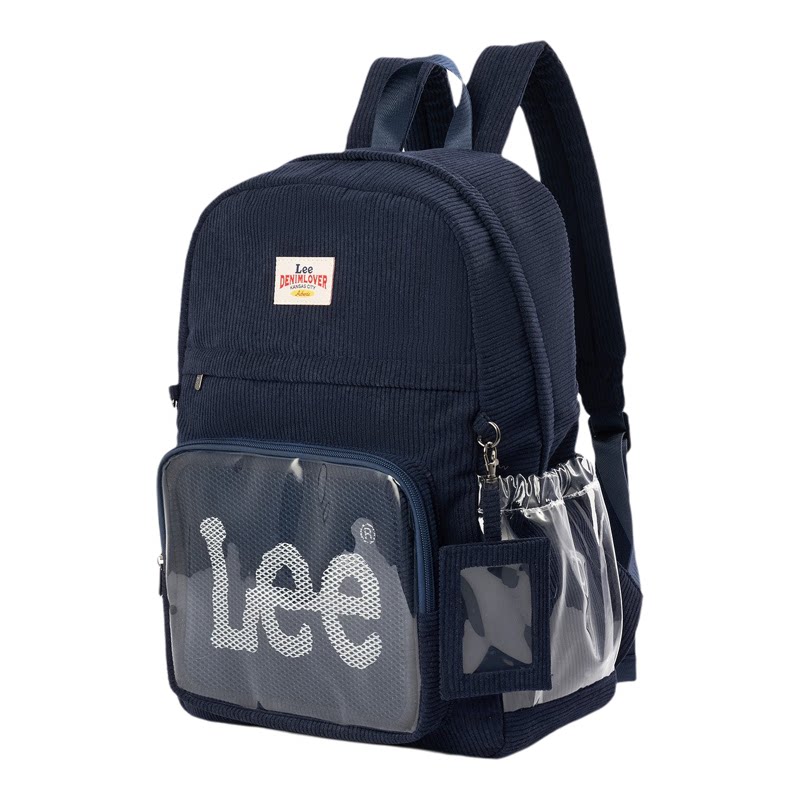 Lee牛仔帆布双肩包二次元痛包大学生吃谷人书包高中初中生书包
