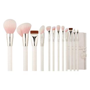 黛末花花圆荷丹彩化妆套刷柔软动物软毛化妆刷情人节礼晕染专用